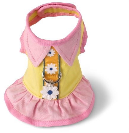 Picture of Doggles HADSXS03 XS Harness Dress - Yellow