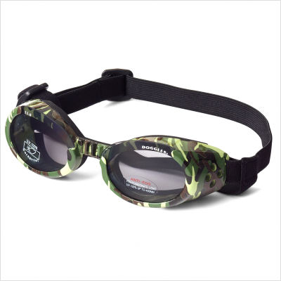 Picture of Doggles DGILLG-10 Large ILS - Green Camo Frame - Smoke Lens