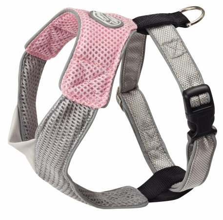 Picture of Doggles HAOMXS02 XS V Mesh Harness - Pink-Gray