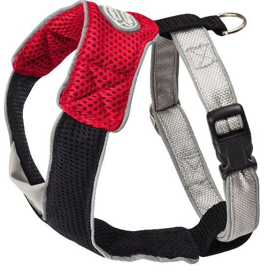 Picture of Doggles HAOMMD13 Medium V Mesh Harness - Red-Black