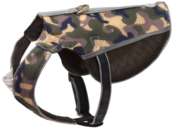 Picture of Doggles HAVMSM10 Small V Vest Mesh Harness -Green Camo
