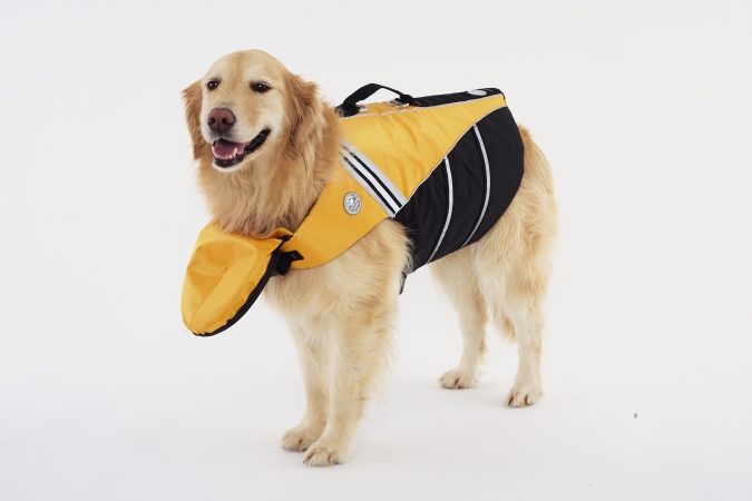 Picture of Doggles FDJALG03 Large Flotation Jacket - Yellow
