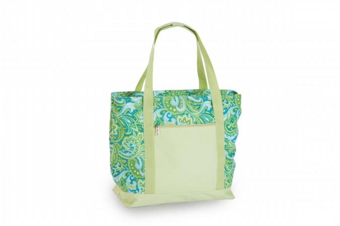 Picture of Picnic Plus Psm-121Gp Lido 2 In 1 Cooler Bag- Green Paisley