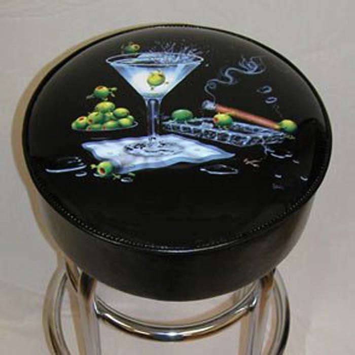 Olive Party II Bar Stool