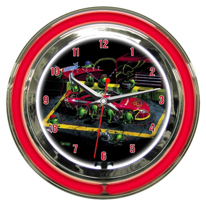 Nasbar 14 in. Neon Clock