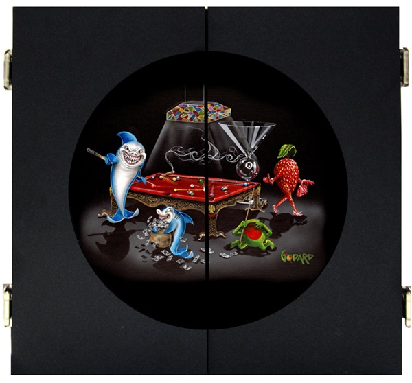 Pool Shark III Dartboard Cabinet