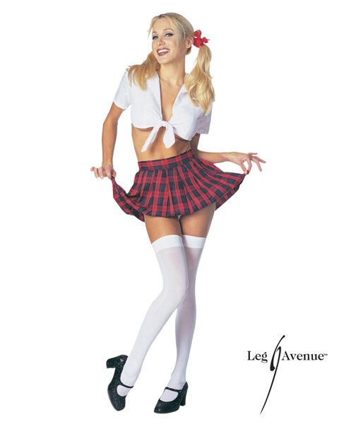 Picture of Leg Avenue LA8879-SM Red School Girl Adult Costume Size Small-Med