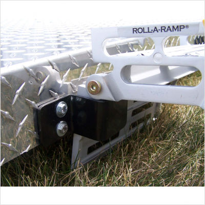 Picture of Roll-A-Ramp 3150 Seg Mount Brackets for temporarily securing ramp to landing