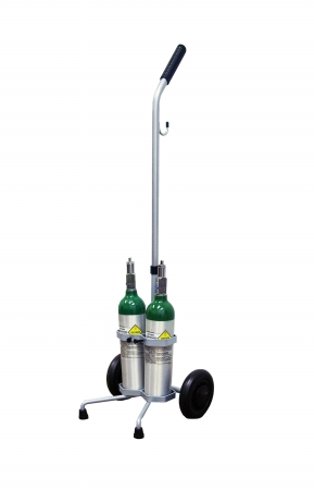 Picture of Responsive Respiratory M6 Cart- dual- adj handle - 150-0106 