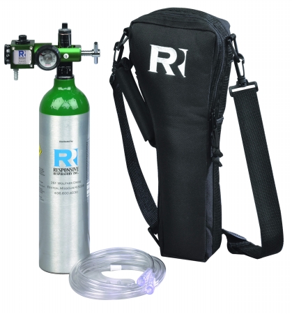 Picture of Responsive Respiratory Respond O2 Kit- conserver- cannula- M6 cylinder- case &amp; wrench - 140-0505 