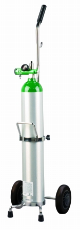 Picture of Responsive Respiratory Cart Kit- 0-15 LPM regulator- E cylinder- cart &amp; wrench - 140-0110 