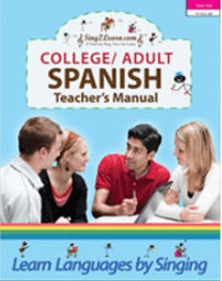 Picture of Sing2Learn Spanish-07-TeacherM Collage-Adult Spanish Teacher Manual