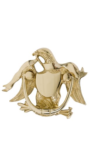 Picture of BRASS Accents A04-K2000-605 Eagle Door Knocker 5-.87 in. Polished Brass