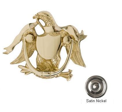 Picture of BRASS Accents A04-K2000-619 Eagle Door Knocker 5-.87 in. Satin Nickel