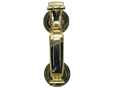 Picture of BRASS Accents A07-K5210-605 Doctors Door Knocker 8 in. Polished Brass