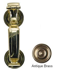 Picture of BRASS Accents A07-K5210-609 Doctors Door Knocker 8 in. Antique Brass