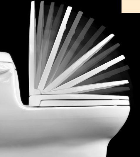 Centoco  Bone Luxury Safety Close Toilet Seat
