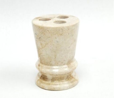 Champagne Marble Francesca Tooth Brush Holder