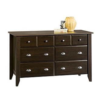 Childcraft F04709.07 Childcraft by Sauder Shoal Creek Double Dresser - Jamocha