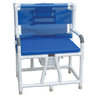 Picture of MJM International 130-C10-BCS Bariatric Bedside Commode