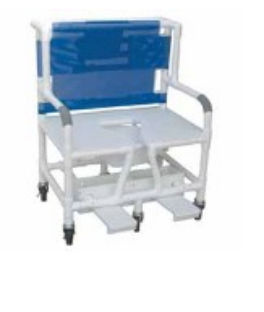 Picture of MJM International 131-5DB Bariatric Shower- Commode Chair