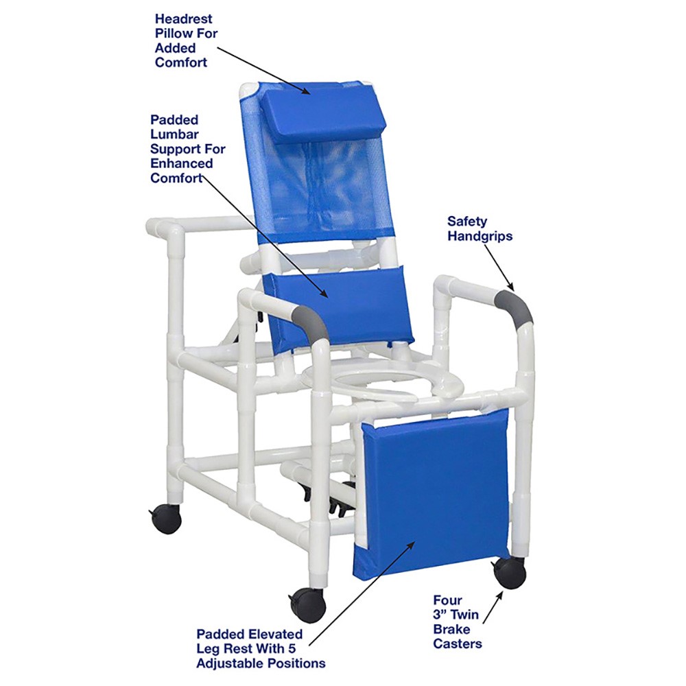 Picture of MJM International 193 Reclining Shower Chair