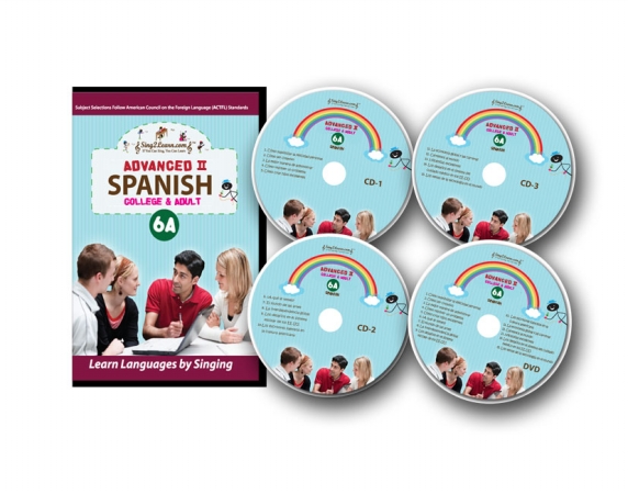 Picture of Sing2Learn Spanish-6A-combo Intermediate 2 = Advanced 3
