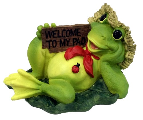 Picture of Barjan 1257003 Welcome Frog to My Pad Decorative