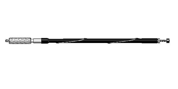 19 in. Murs Mobile Antenna with Spring .25 Wave