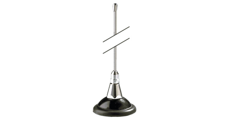 Picture of Hustler UHT1 200 Watt Unity Gain Mobile Magnet Mount Scanner Antenna