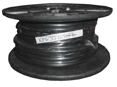 Picture of Kalibur KPW2G-B 2 Guage Power Wire -Black 50 ft. Roll