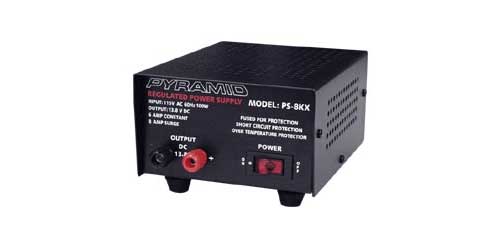 PS8 6 Amp Constant-8 Amp Surge Power Supply