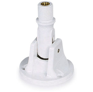 Nylon Lift and Lay Marine Antenna Mount - White - Durable Polycarbonate - Adjustable