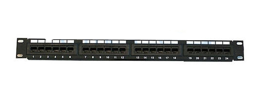 Picture of CMPLE 1104-N Cat6 Panel 110 Type 24 Port- 568A-B Compatible