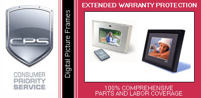 Picture of Consumer Priority Service DPF2-1500 2 Year Digital Picture Frame under $1 500.00