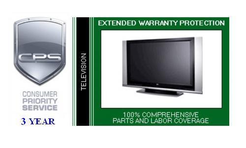 TVC3-500 3 Year TV-Monitor Carry-In under $500.00 -  Consumer Priority Service