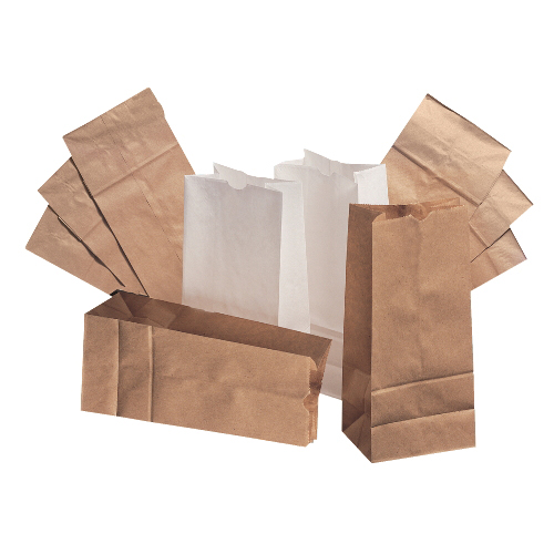 Picture of Paper Bags & Sacks BAG GW2-500 2 Bleached Paper Bag 500-Bundle