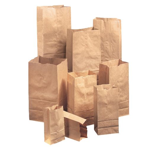 Picture of Paper Bags & Sacks BAG GX2-500 2 Natural Extra Heavy Duty Paper Bag 500-Bundle