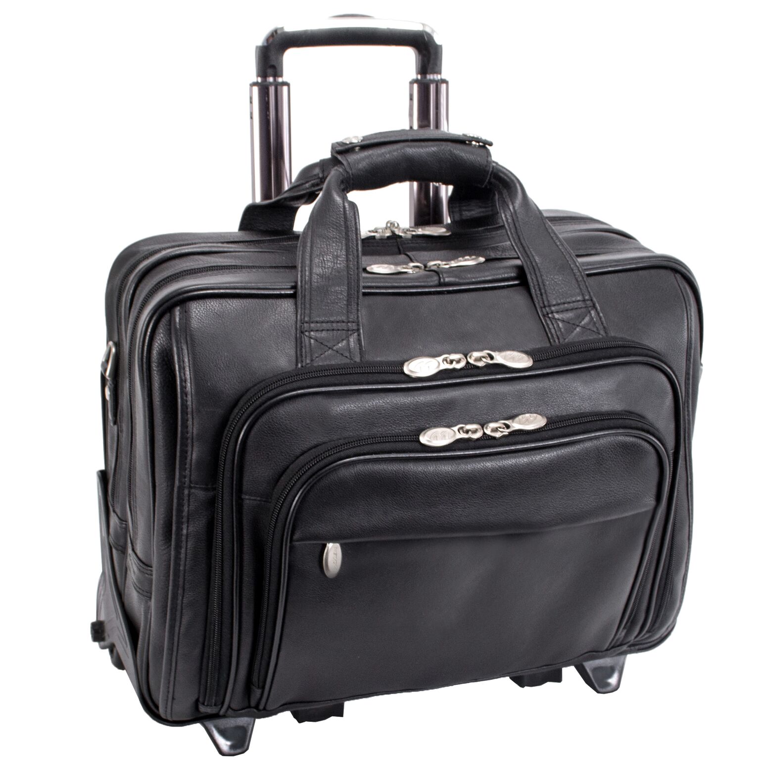Picture of McKlein 4318 Gold Coast Leather Detachable-Wheeled Laptop Case
