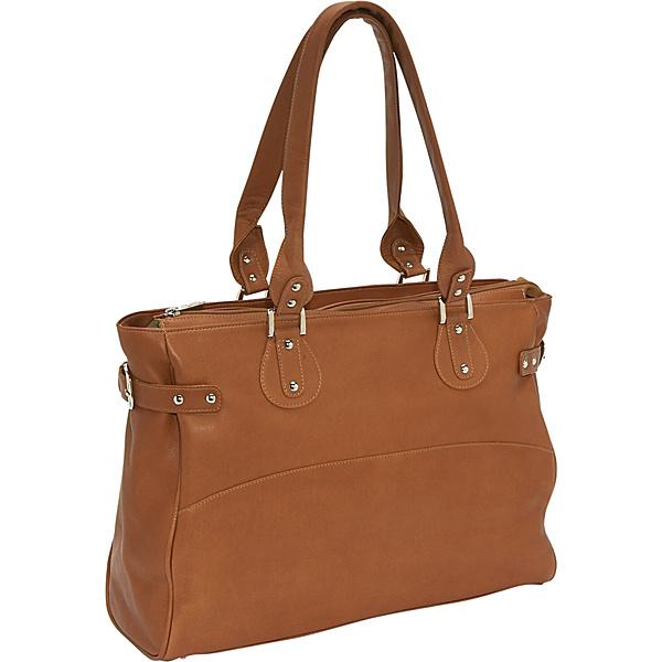 2758 Large Ladies Side Strap Tote - Saddle
