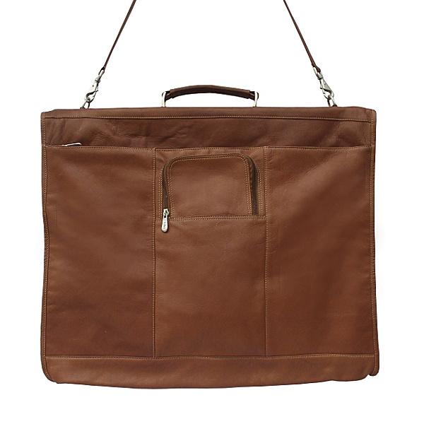 Picture of Piel Leather 9428 Elite Garment Bag - Saddle