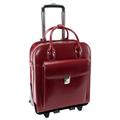 McKlein 96496 La Grange 96496- Red Leather Vertical Detachable-Wheeled Ladies Briefcase McKlein 96496 La Grange 96496- Red Leather Vertical Detachable-Wheeled Ladies Briefcase