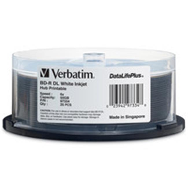 Verbatim/Smartdisk 97334 Bd-R Dl 500Gb 6X Inkjet Hub Pr