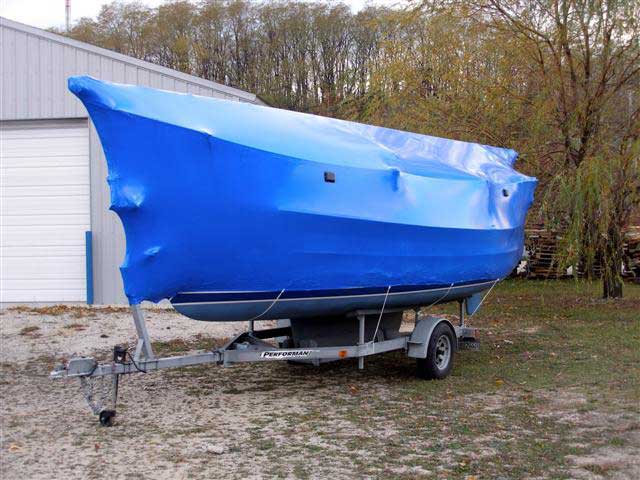 14 ft. X 213 ft. Shrink Film 6 Mil- Blue