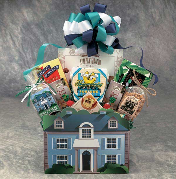Picture of Gift Basket 82052 Medium Welcome Home Gift Box - Classic House Gift Box