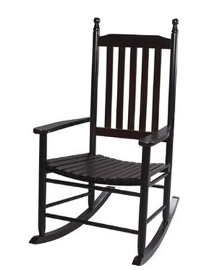 Adult Tall Back Rocking Chair Espresso