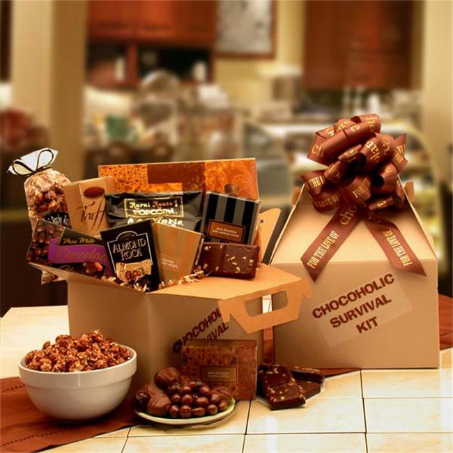 Gift Basket 819292 The Chocoholics Survival Kit with nuts