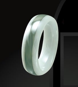 Tungsten White Cereamic Band Size- 9