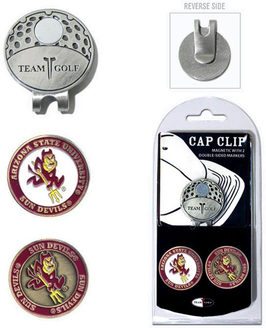 Picture of Team Golf 20347 Arizona State University Golf Ball Marker Hat Clip