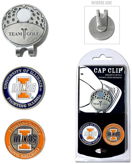 21347 Illinois Fighting Illini Golf Ball Marker Hat Clip